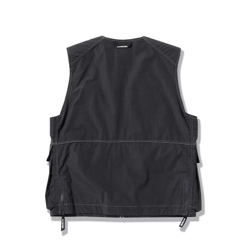 AND WANDER | Tough Aramid Vest (M) Charcoal