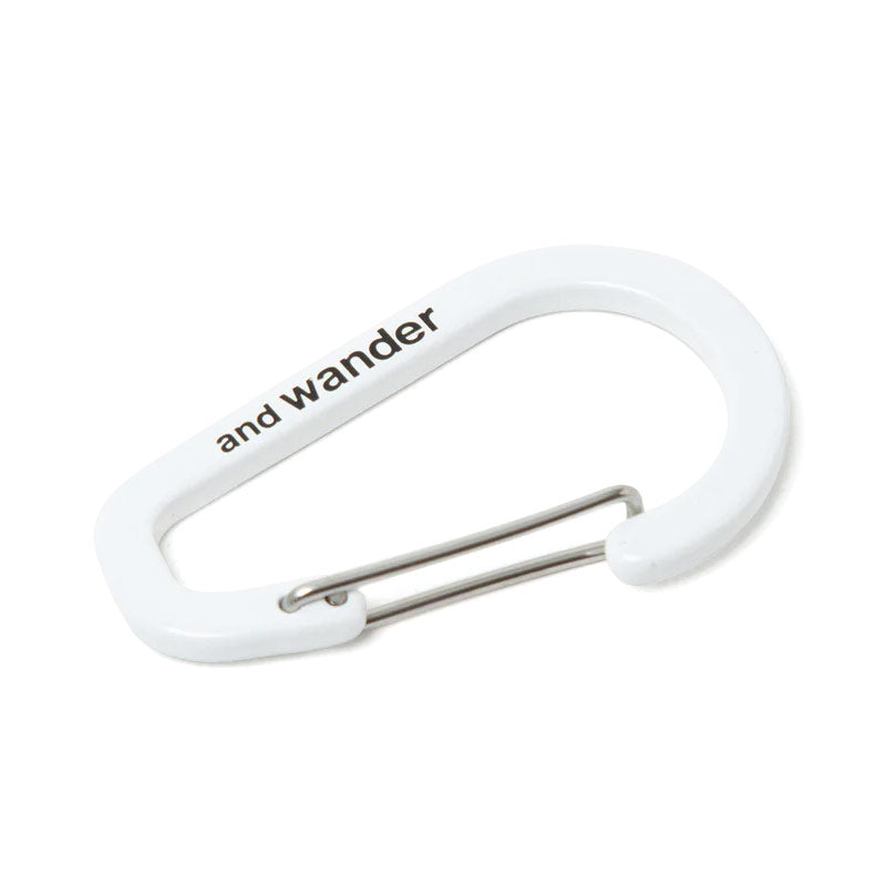 AND WANDER | Mini Carabiner Set Off White