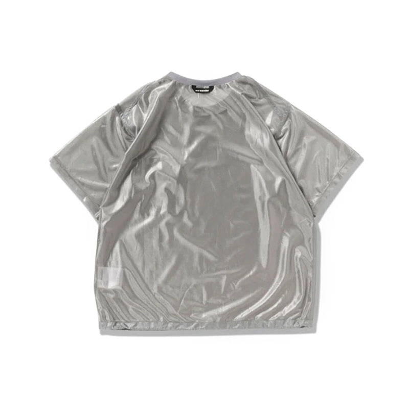 AND WANDER | Silver Mesh Tee Silver
