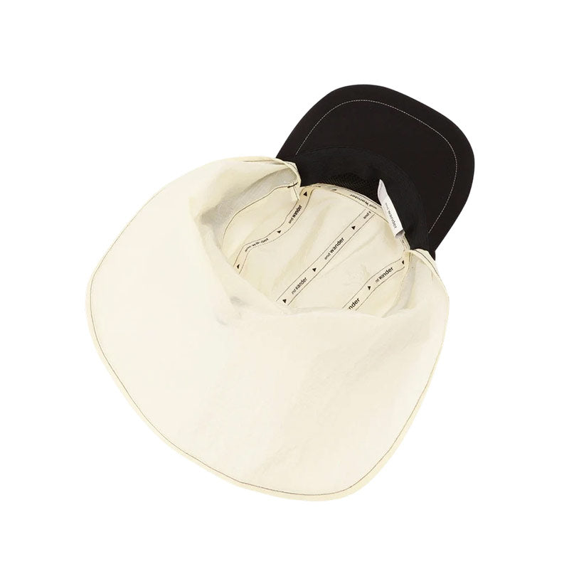 AND WANDER | x ROA Ripstop Wind Cap Off White