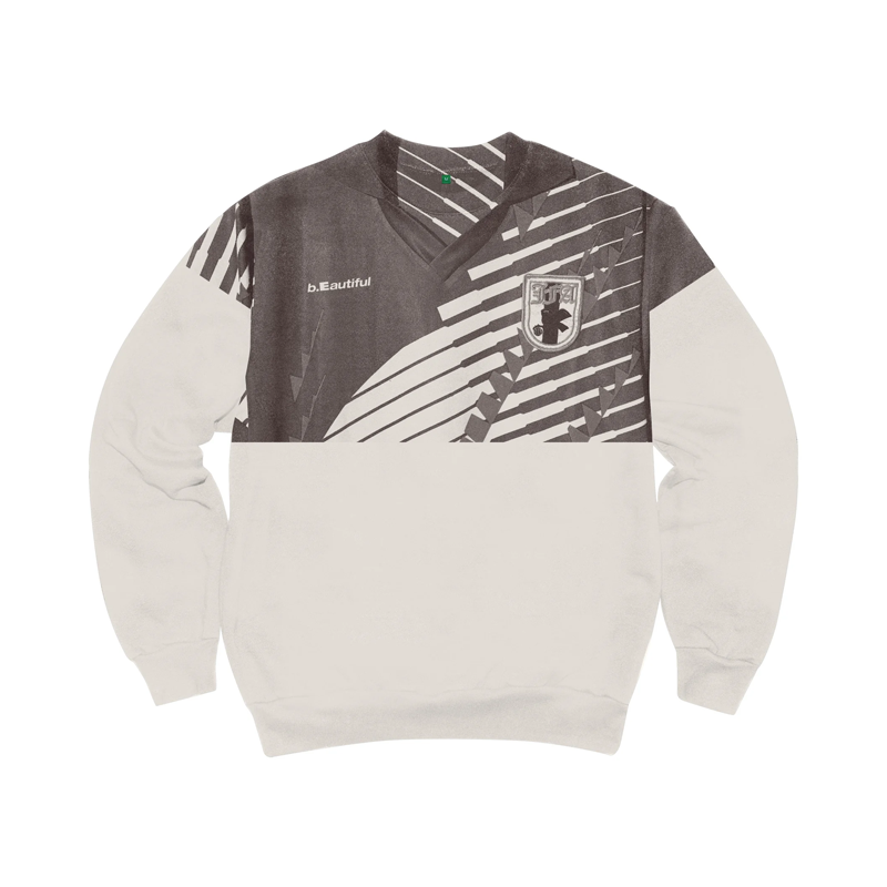 B.EAUTIFUL | Soccer Jersey 2 Crewneck Sweatshirt Creme