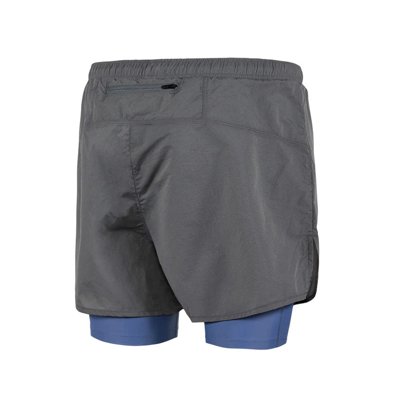 DISTRICT VISION | Ultralight Nylon Trail Shorts Graphite / Race Blue