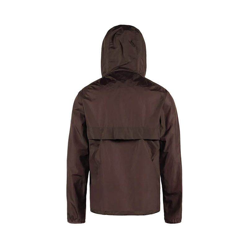 DISTRICT VISION | Ultralight Nylon Windbreaker Deep Brown