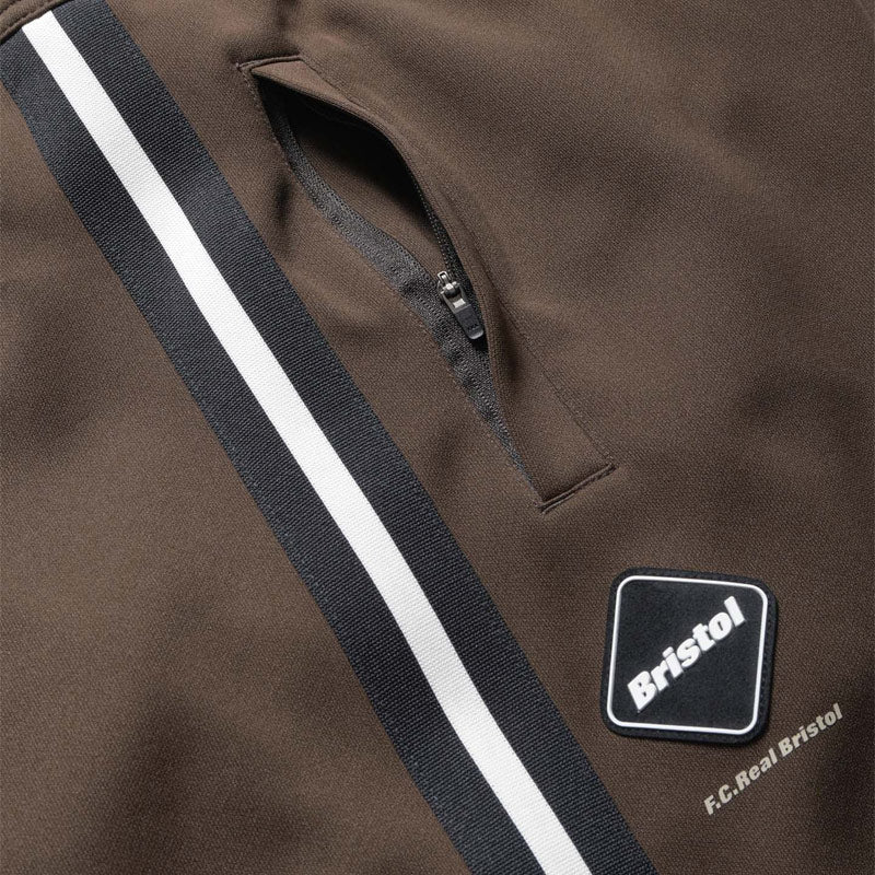 F.C.REAL BRISTOL Training Track Ribbed Pants Brown