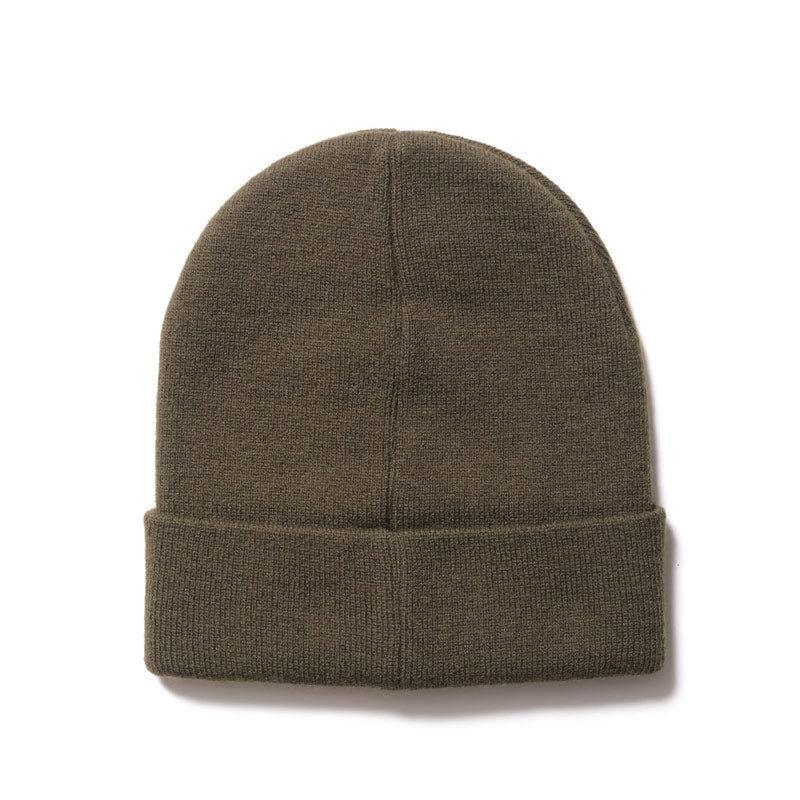Embroidered Logo Beanie Khaki