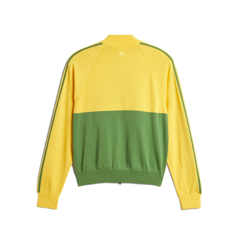 ADIDAS | Adidas X Wales Bonner Nylon Knit Track Top Jacket Bold Gold / Crew Green