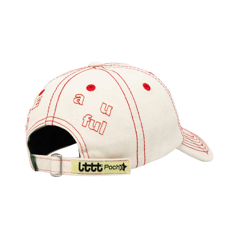 B.EAUTIFUL | x LTTT Vapor Hat Natural / Red