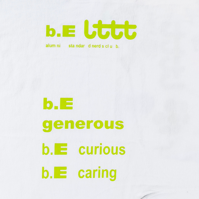 B.EAUTIFUL | x LTTT x Alumni x Standard Nerds Club Exclusive T-Shirt White