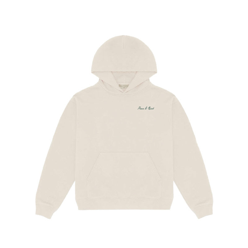 MUSEUM OF PEACE & QUIET Signature Hoodie Bone