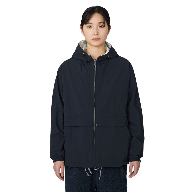 Reversible Hooded Jacket Black