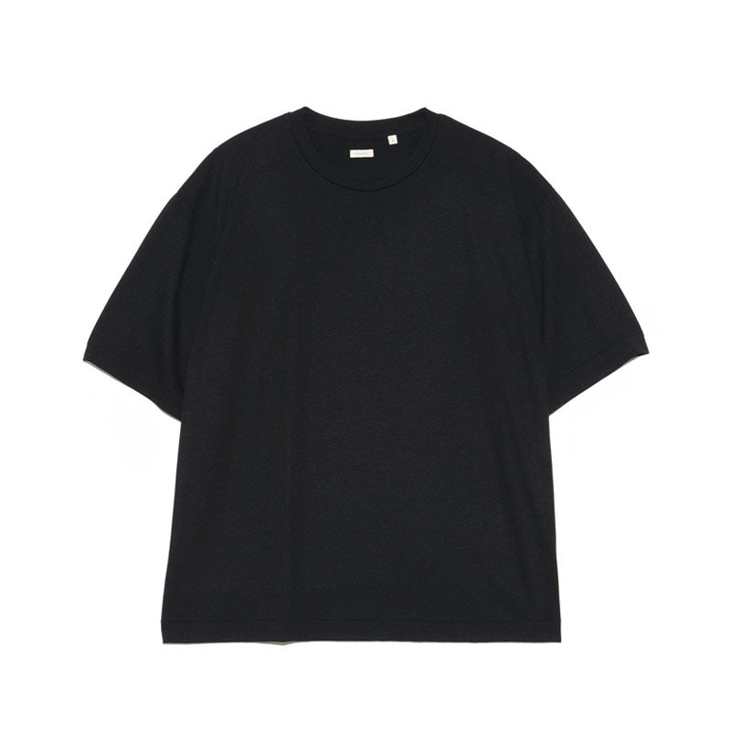 Wool Crew Neck Tee Black