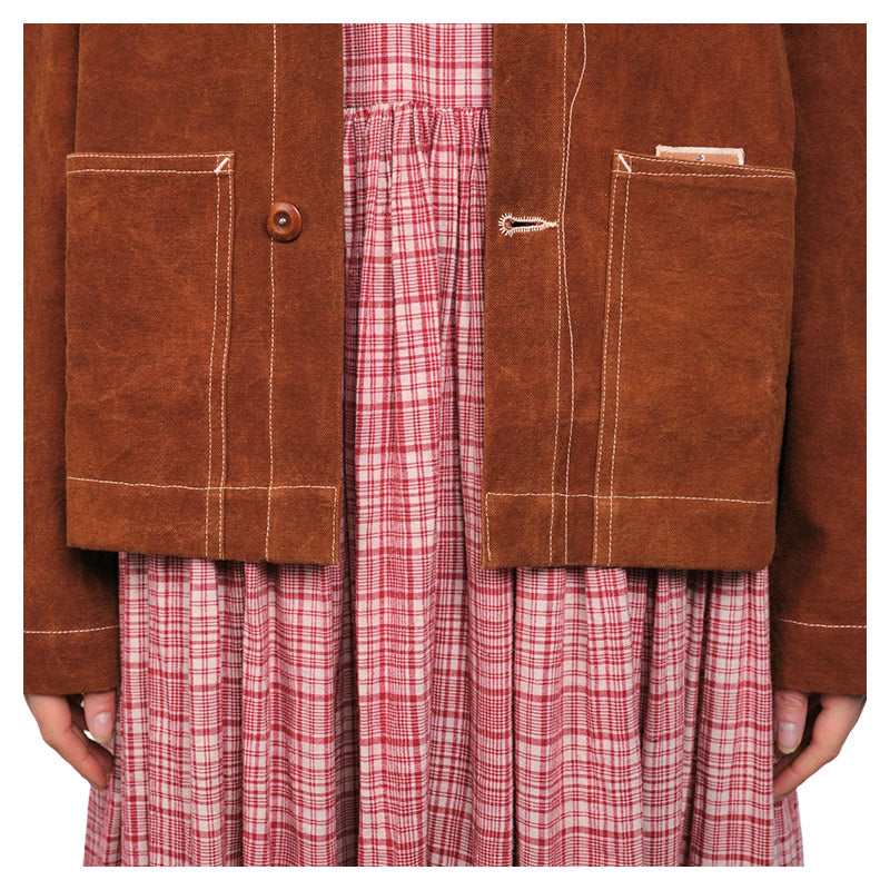 STORY MFG. | Sot Jacket Brown Wonky-Wear