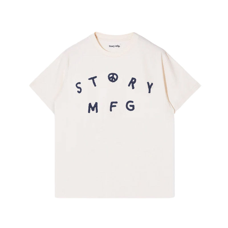 STORY MFG. | Grateful Tee SS Crochet Peace
