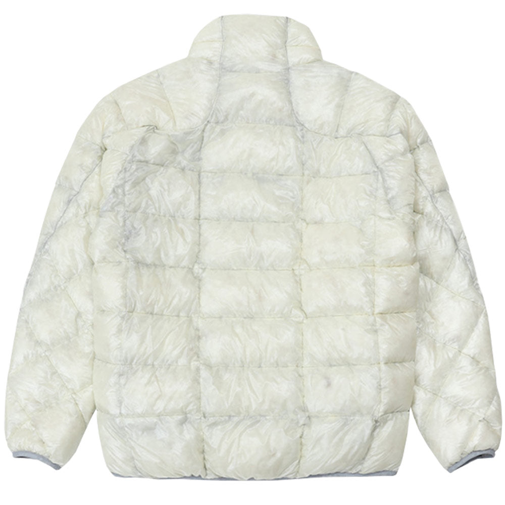 AND WANDER | Diamond Stitch Down Jacket Off White