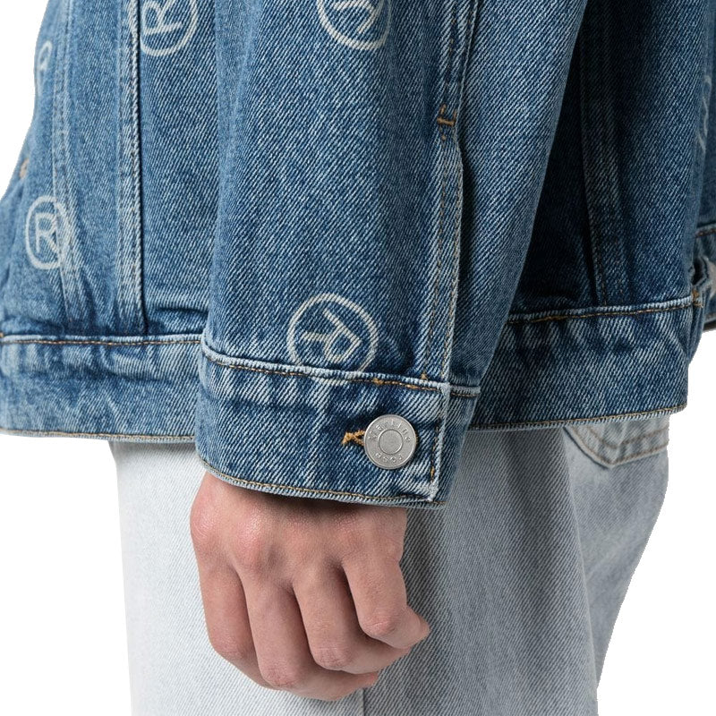 MARTINE ROSE OVERSIZED JACKET Blue Wash