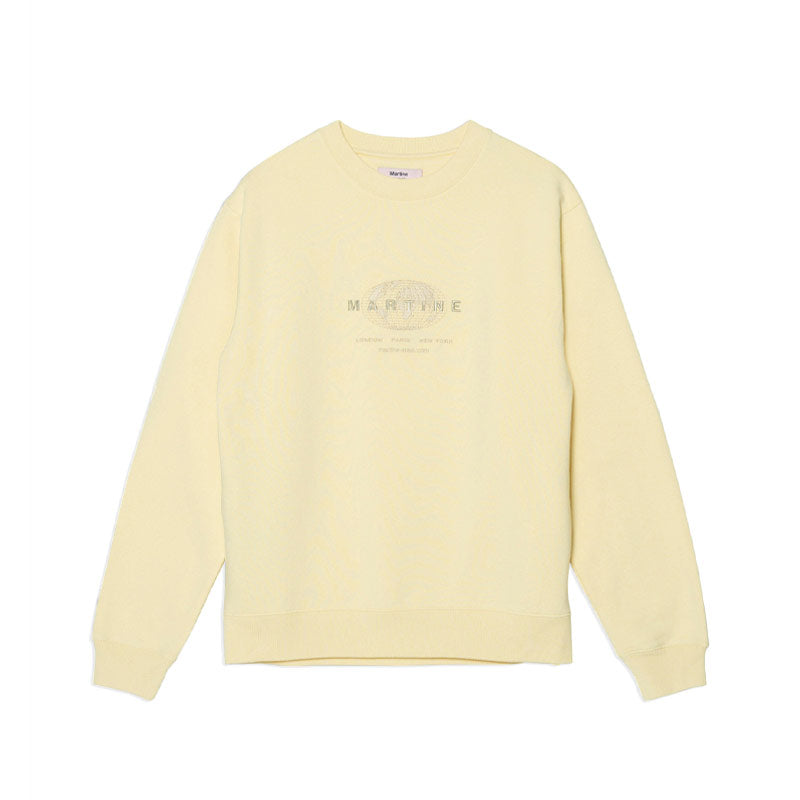 MARTINE ROSE Knitted Classic Crew Vanilla Unity