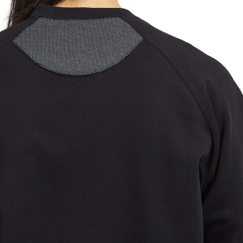 AND WANDER | Light Sweat Pullover Black