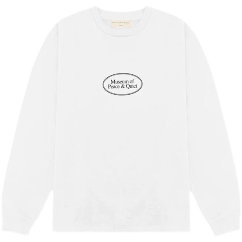 MUSEUM OF PEACE & QUIET Classic MOPQ L/S-Shirt White