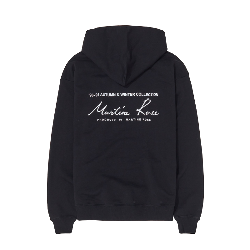 Martine Rose CLASSIC HOODIE CMR602-BLACK