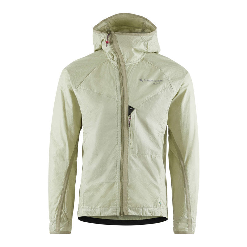 KLATTERMUSEN | Ansur Hooded Wind Jacket Swamp Green