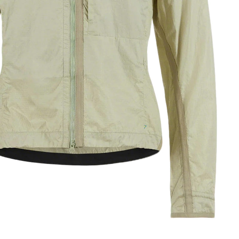 KLATTERMUSEN | Women's Ansur Hooded Wind Jacket Swamp Green / Silver