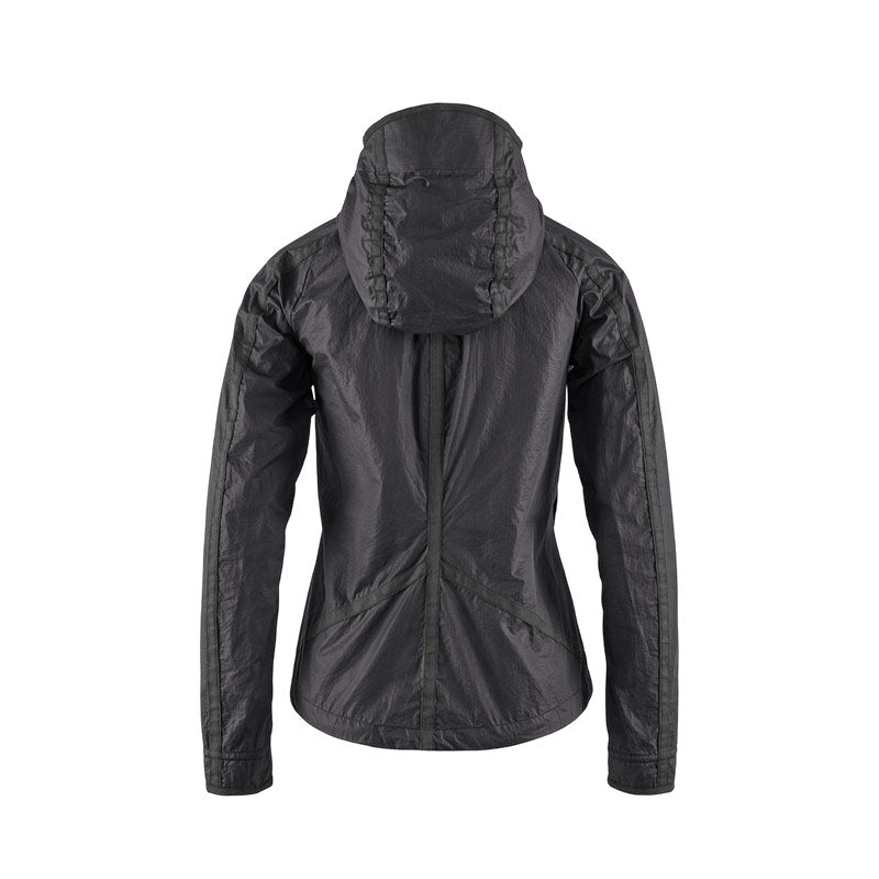 KLATTERMUSEN | Women's Ansur Hooded Wind Jacket Raven Black