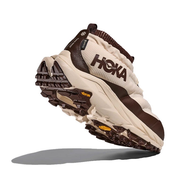 HOKA | Women's Kaha 2 Frost Moc Gtx Halfdays Oat Milk / Spiked Cocoa