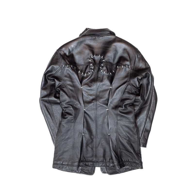 KOZABURO | Prm Folded Leather Jacket Multi