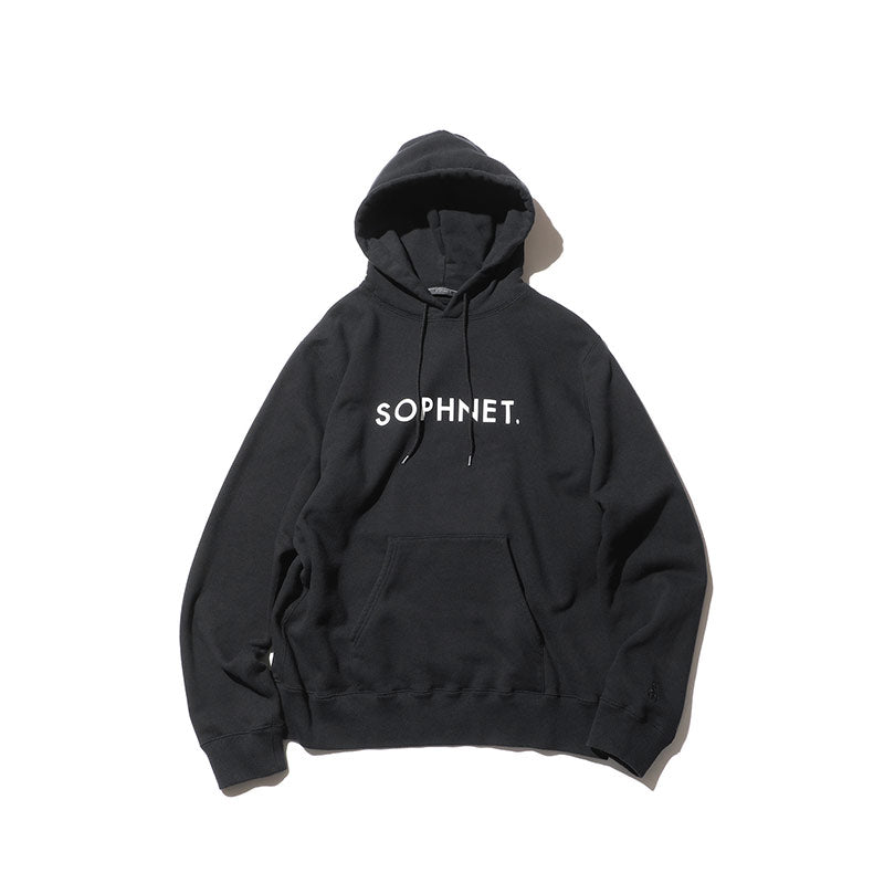 SOPHNET. Sophnet. Logo Pullover Sweat Hoodie Black