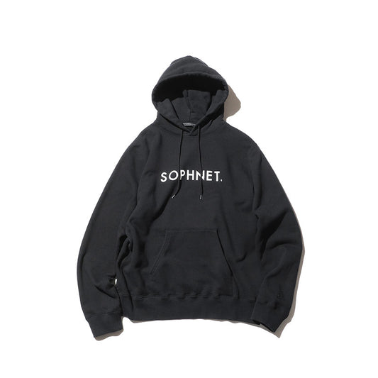 SOPHNET. Sophnet. Logo Pullover Sweat Hoodie Black
