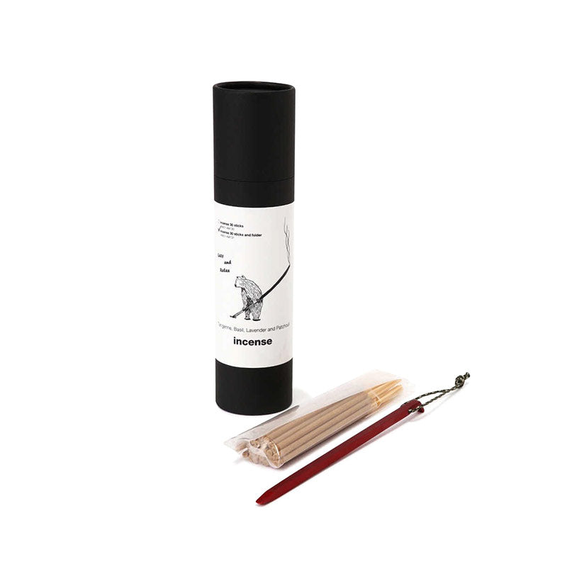 AND WANDER | Incense + Holder Red