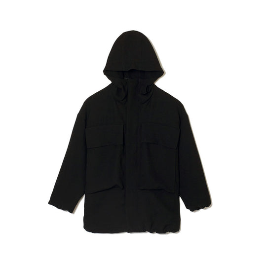 Hooded Coat Black