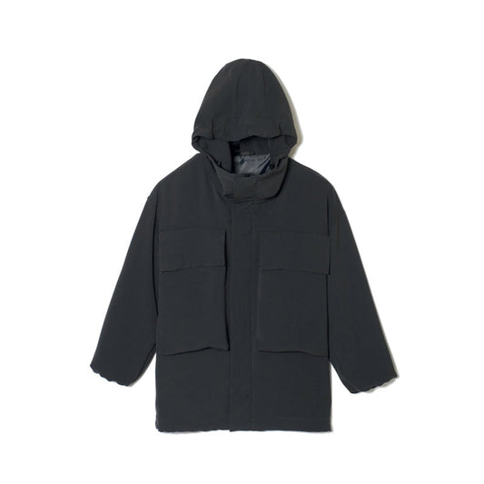 Hooded Coat Charcoal