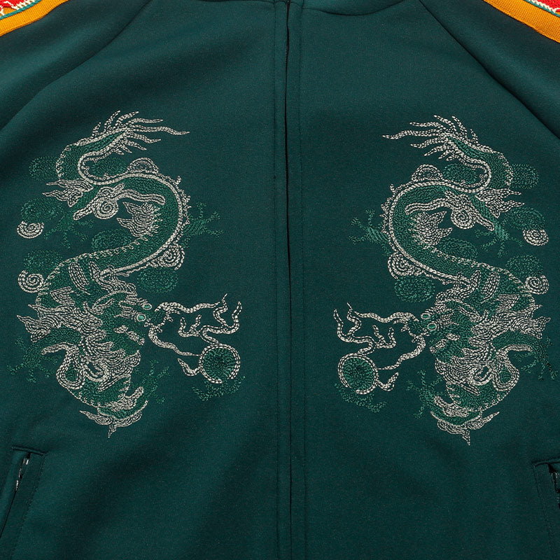 Sasquatchfabrix. Lace Tape Track Jacket Green