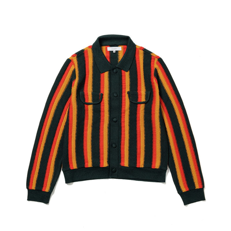 Sasquatchfabrix. Knit Cardigan ”Rasta“ Green