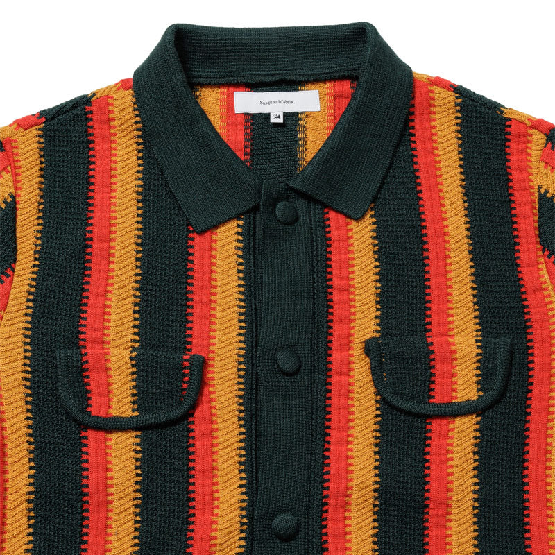 Sasquatchfabrix. Knit Cardigan ”Rasta“ Green