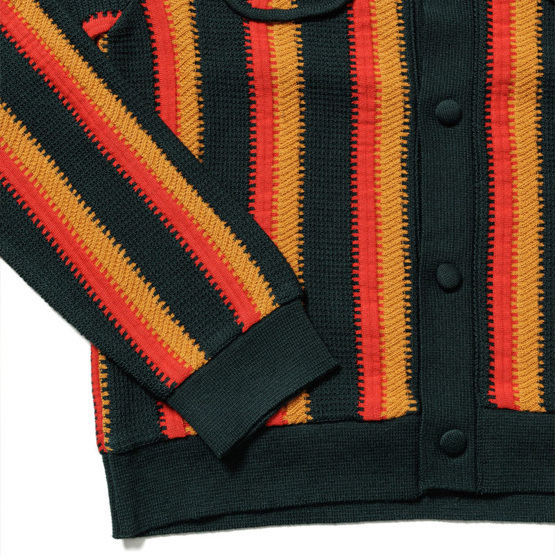 Sasquatchfabrix. Knit Cardigan ”Rasta“ Green