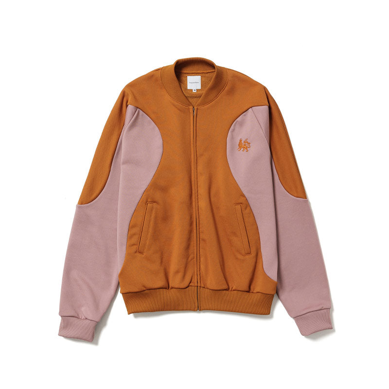 Sasquatchfabrix. Retro Future Track Jacket Brown / Pink