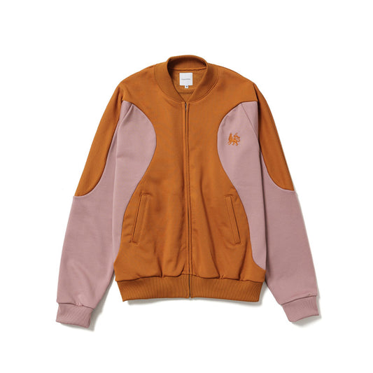 Sasquatchfabrix. Retro Future Track Jacket Brown / Pink