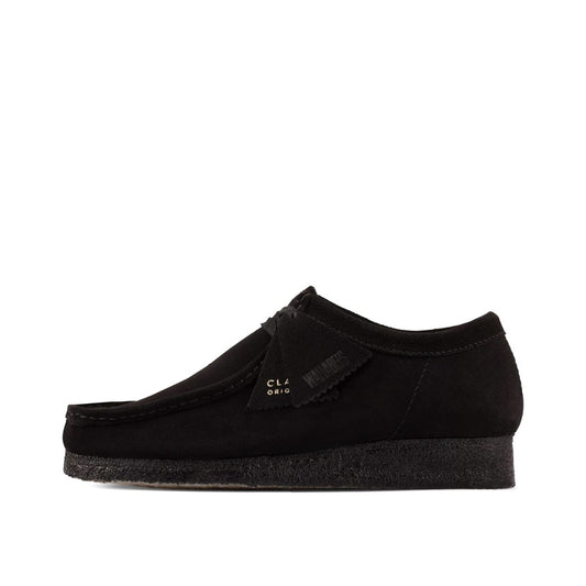 CLARKS | Wallabee Black Suede Sneakers