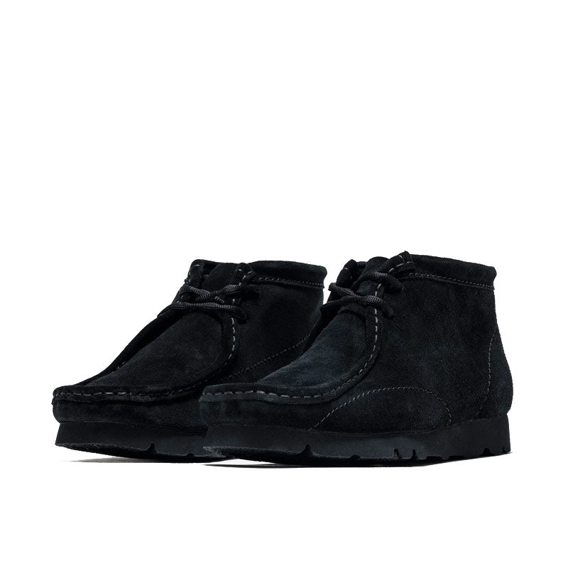 CLARKS | x Post Archive Faction Wallabee Boot Black Suede