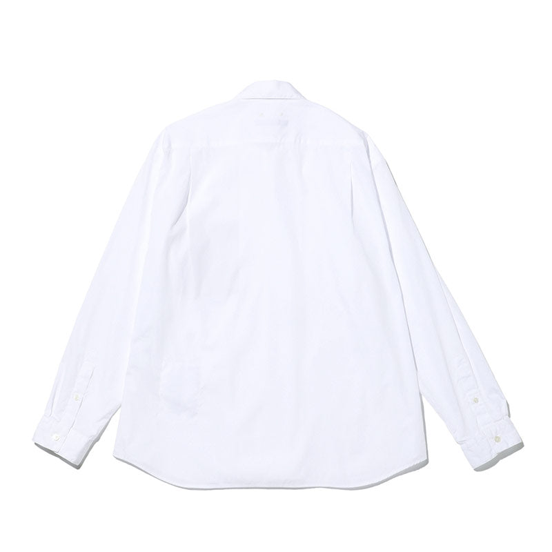 SOPHNET. Kvadrat Pocket Regular Collar Big Shirt White