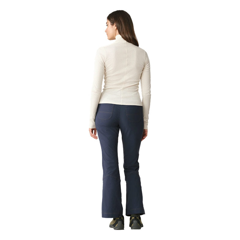 HIKERKIND | Women's Ribbed Merino Turtleneck 01 Betula