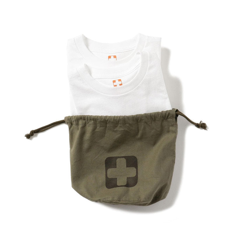 BEAMS PLUS | 2 Pack Pocket Tee White