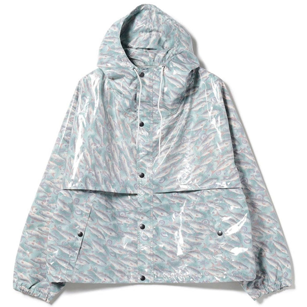 BEAMS PLUS | Cruiser Jacket 70D Nylon Print Water Film Jacket Fish
