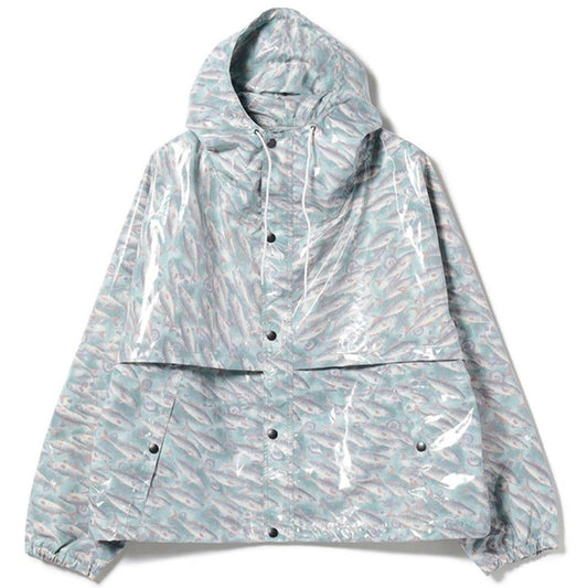 BEAMS PLUS | Cruiser Jacket 70D Nylon Print Water Film Jacket Fish