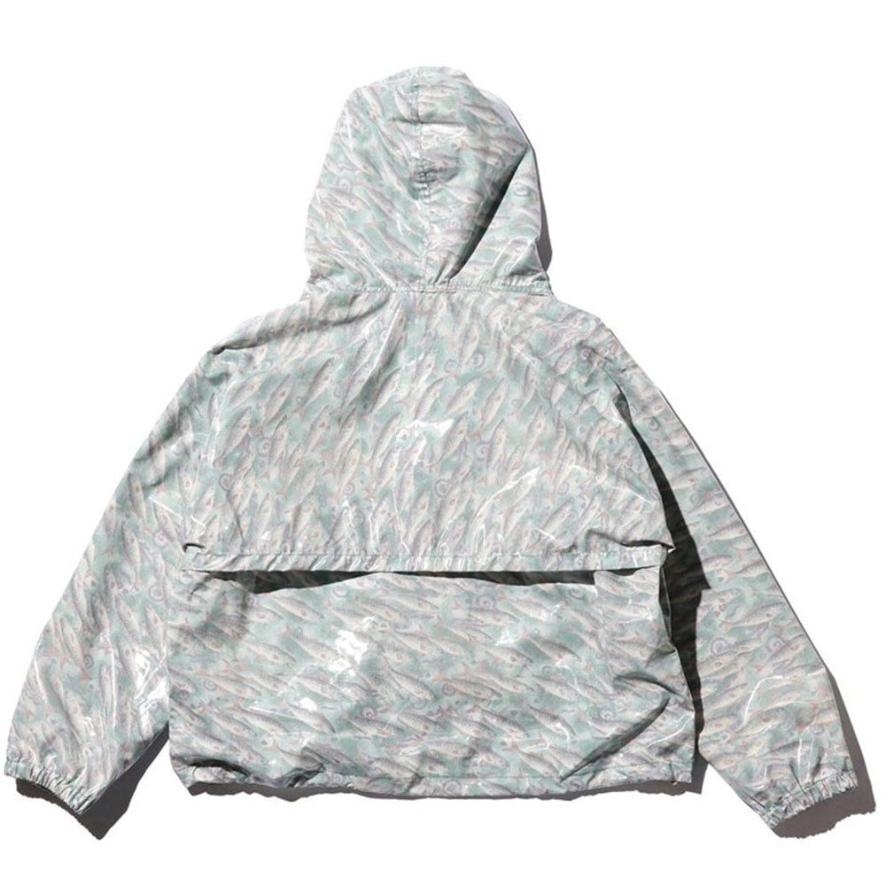 BEAMS PLUS | Cruiser Jacket 70D Nylon Print Water Film Jacket Fish
