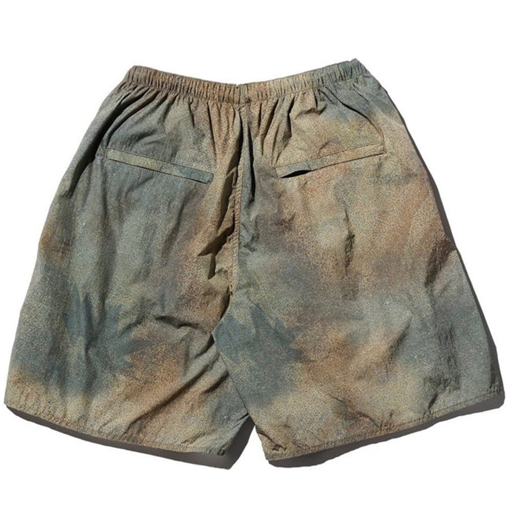 BEAMS PLUS | Mil Athletic Shorts Nylon Camo Print Beige