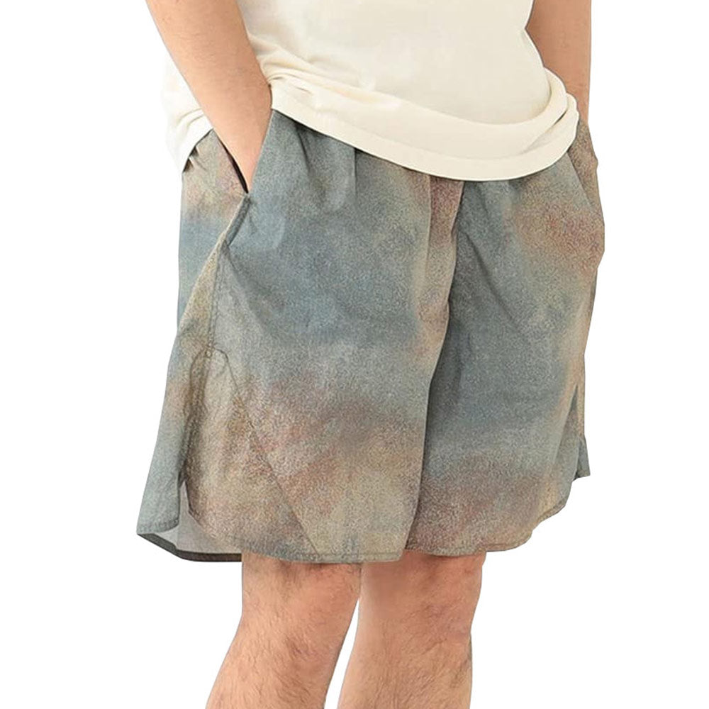 BEAMS PLUS | Mil Athletic Shorts Nylon Camo Print Beige