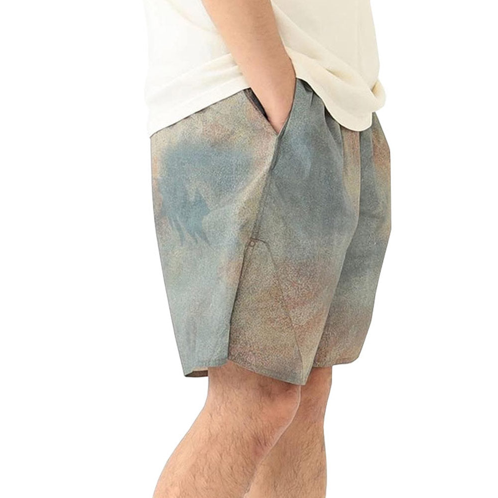 BEAMS PLUS | Mil Athletic Shorts Nylon Camo Print Beige